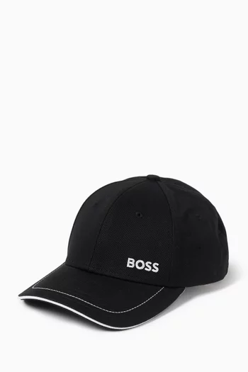 Embroidered Logo Cap in Cotton-twill