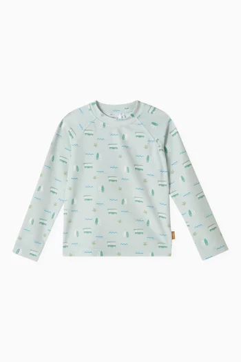 Printed T-shirt in Nylon