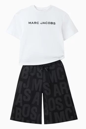 Logo Shorts in Cotton Jersey