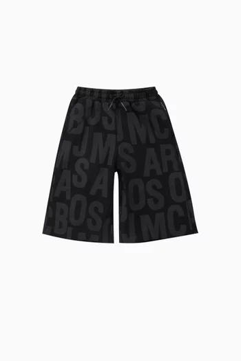 Logo Shorts in Cotton Jersey
