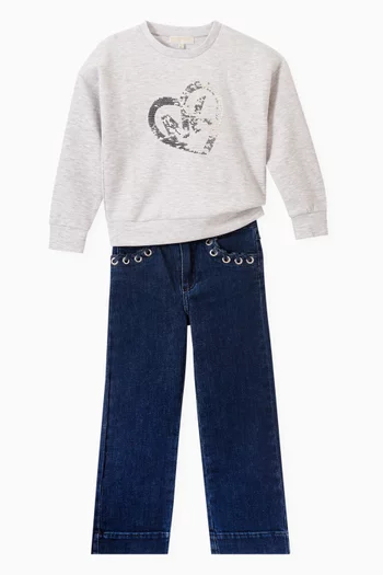 Wide-leg Jeans