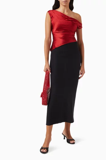 Phare Top in Stretch-silk