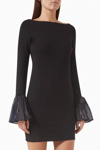 Hawthorne Flared-cuff Mini Dress