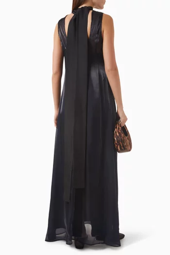 Albee Tie-up Maxi Dress