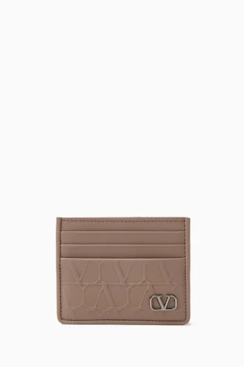 Toile Iconographe Card Holder in Leather