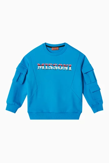 Logo Sweatshirt in Cotton