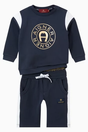 Logo Bermuda Shorts in Cotton