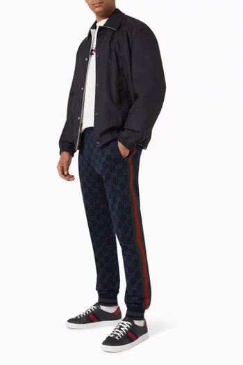 GG Track Pants in Cotton Jersey