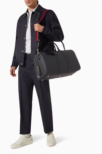 حقيبة دفل بنقشة حرفي GG قنب