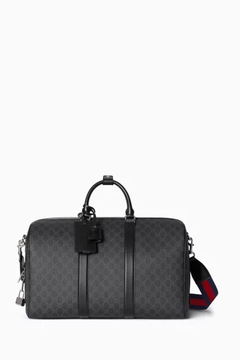 حقيبة دفل بنقشة حرفي GG قنب