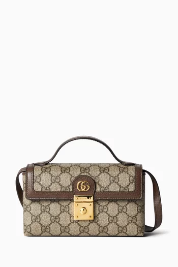 Mini Ophidia Bag in GG Supreme Canvas
