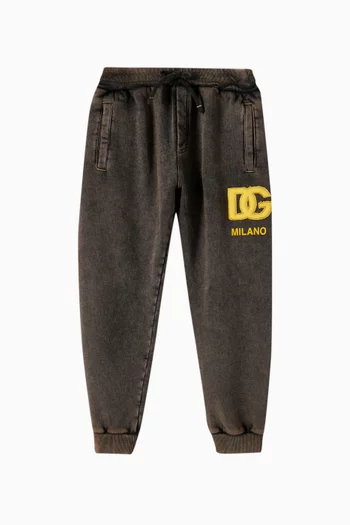 Logo-embroidered Sweatpants in Cotton