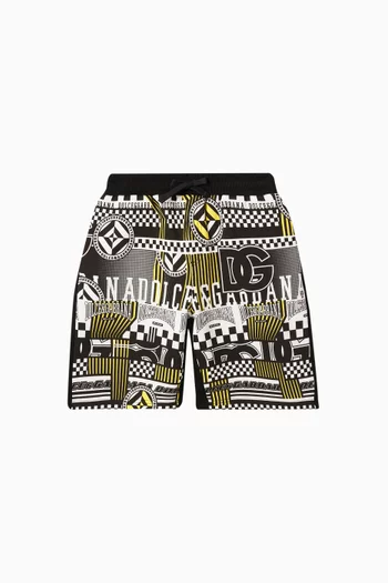 Logo-print Shorts in Cotton