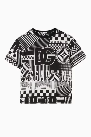 Logo-print T-shirt in Cotton