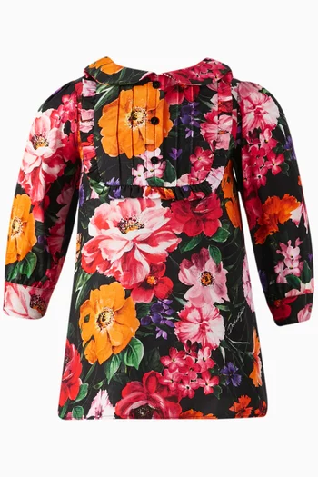 Viyella Floral-print Dress in Viscose