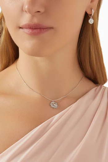 قلادة هيريتدج بلوم بدلاية ميني معدن مطلي