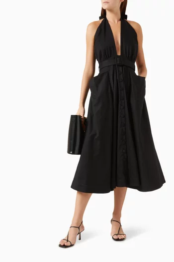Mariana Belted Midi Dress
