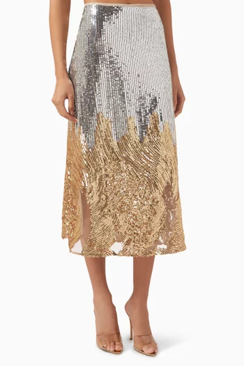 Shop No Pise La Grama Midi Skirts for Women Online in Qatar Ounass
