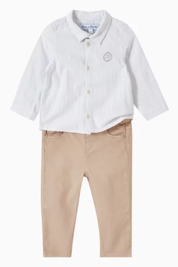 Relaxed Jeans in in Twill