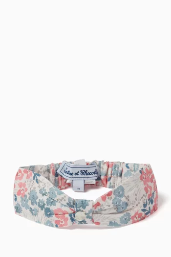 Floral Hair Band in Cotton