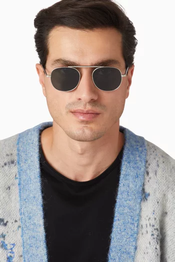 Van Buren II Sunglasses in Metal