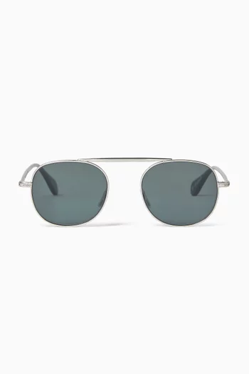 Van Buren II Sunglasses in Metal