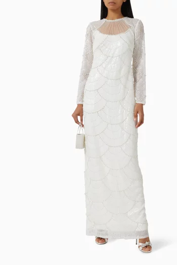 Sequin-embellished Gown