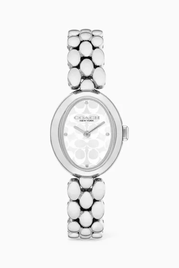 Sammy Quartz Watch in Stainless Steel, 22mm
