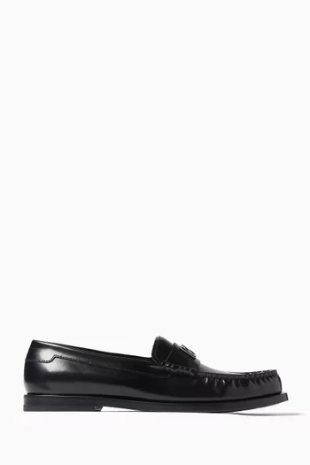 City Blanco Loafers in Leather