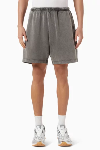 Straight-leg Shorts in Cotton