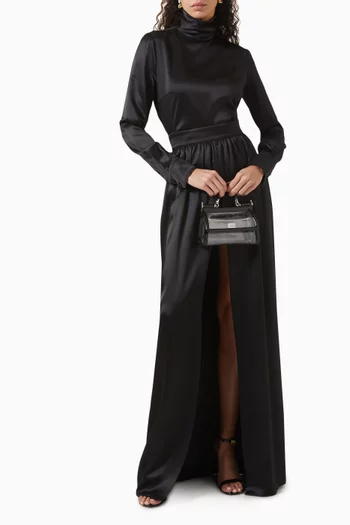 Sheer Blouse in Silk Chiffon
