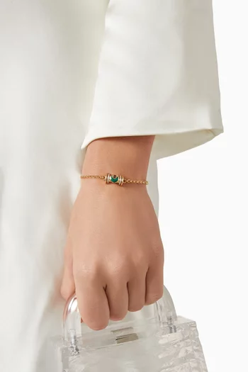 Warrior Moon Bracelet in 18kt Yellow Gold