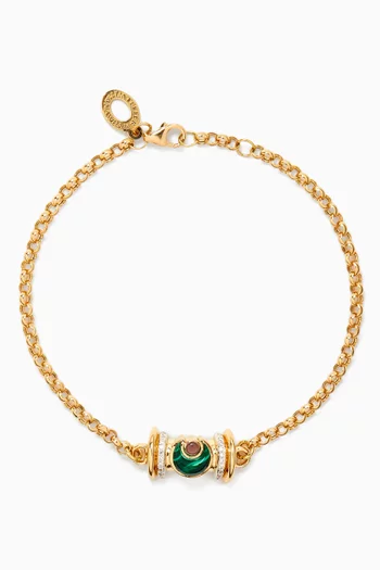 Warrior Moon Bracelet in 18kt Yellow Gold