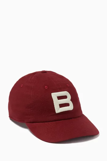 Logo Embroidered Cap in Cotton