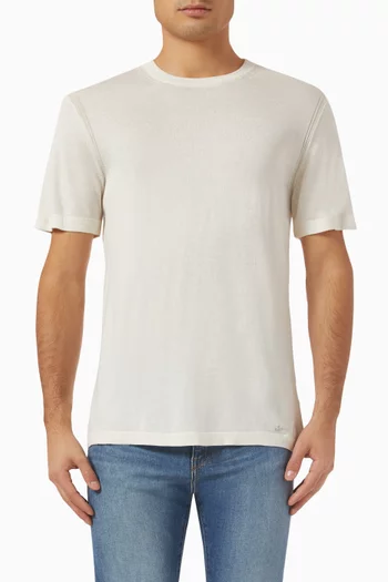 Nathan Crew Neck T-shirt in Cotton