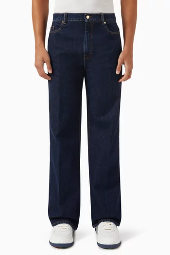Straight-leg Jeans in Denim