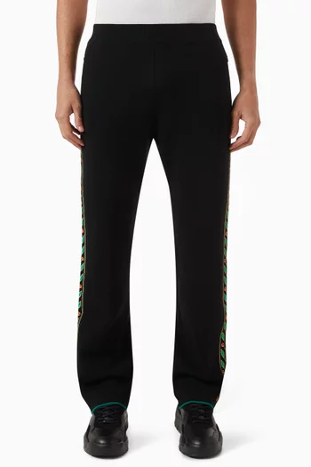 Embroidered Laurel Pants in Merino Wool