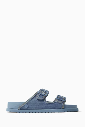Arizona Sandals in Denim