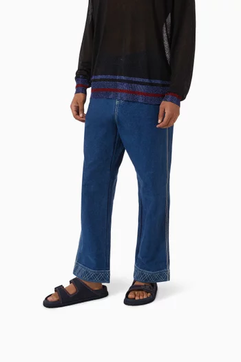 Arizona Sandals in Denim