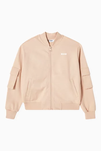 Bomber Jacket in Fleece