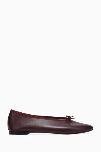 Lilouh Ballerina Flats in Leather