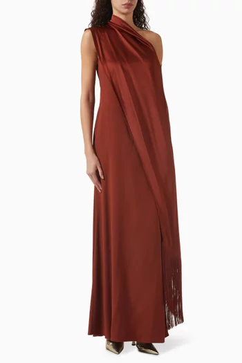 Berenson Maxi Dress in Satin