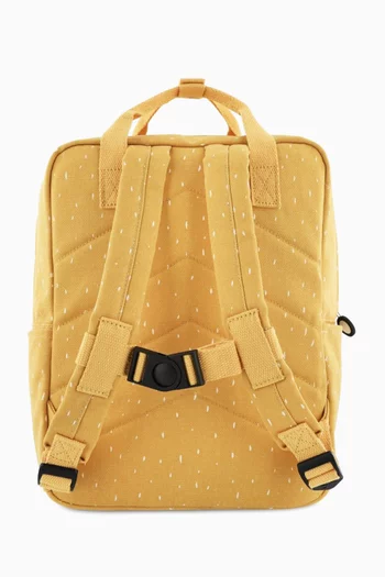 Animal Print Large Backpack