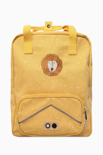 Animal Print Large Backpack