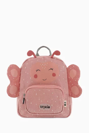 Small Mrs. Butterfly Backpack in Recycled Cotton