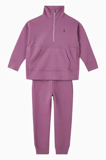 Logo Sweatpants in Cotton Fleece