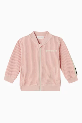 Track Jacket in Cotton