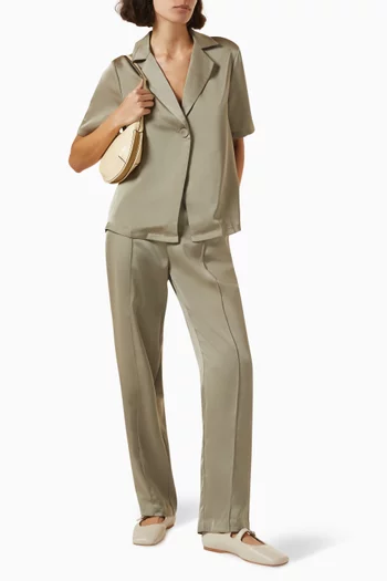 Toulouse Pants in Satin