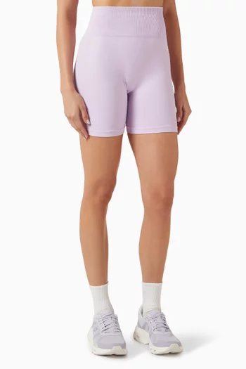 شورت بايكر ريستور بدون حياكة نايلون مطاطي