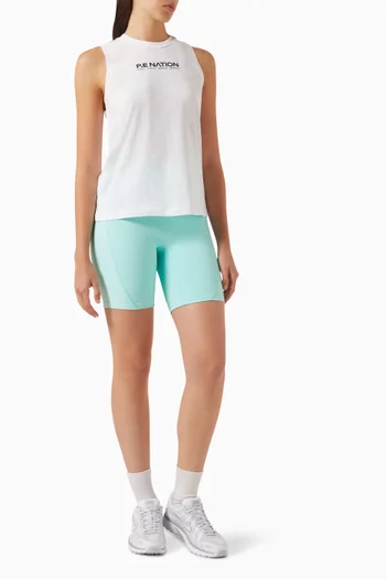 تي شيرت شافل بلا أكمام قطن عضوي